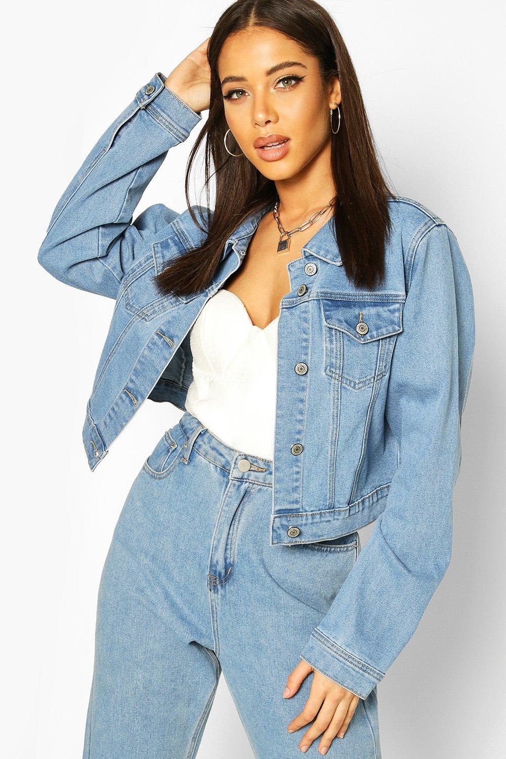 Boohoo denim cheap